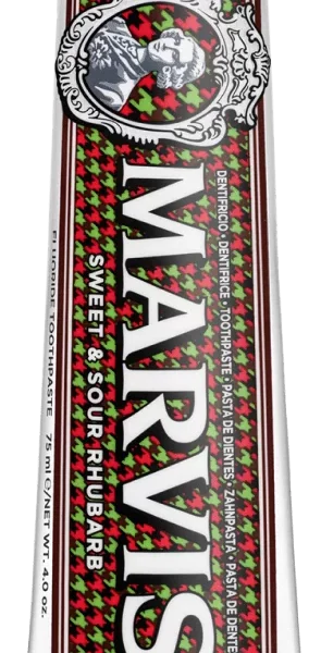 Marvis Sweet & Sour Rhubarb Toothpaste - Tangy Mint Dental Care